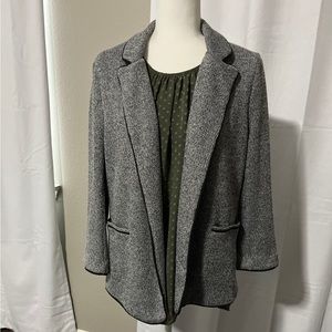 Knit blazer